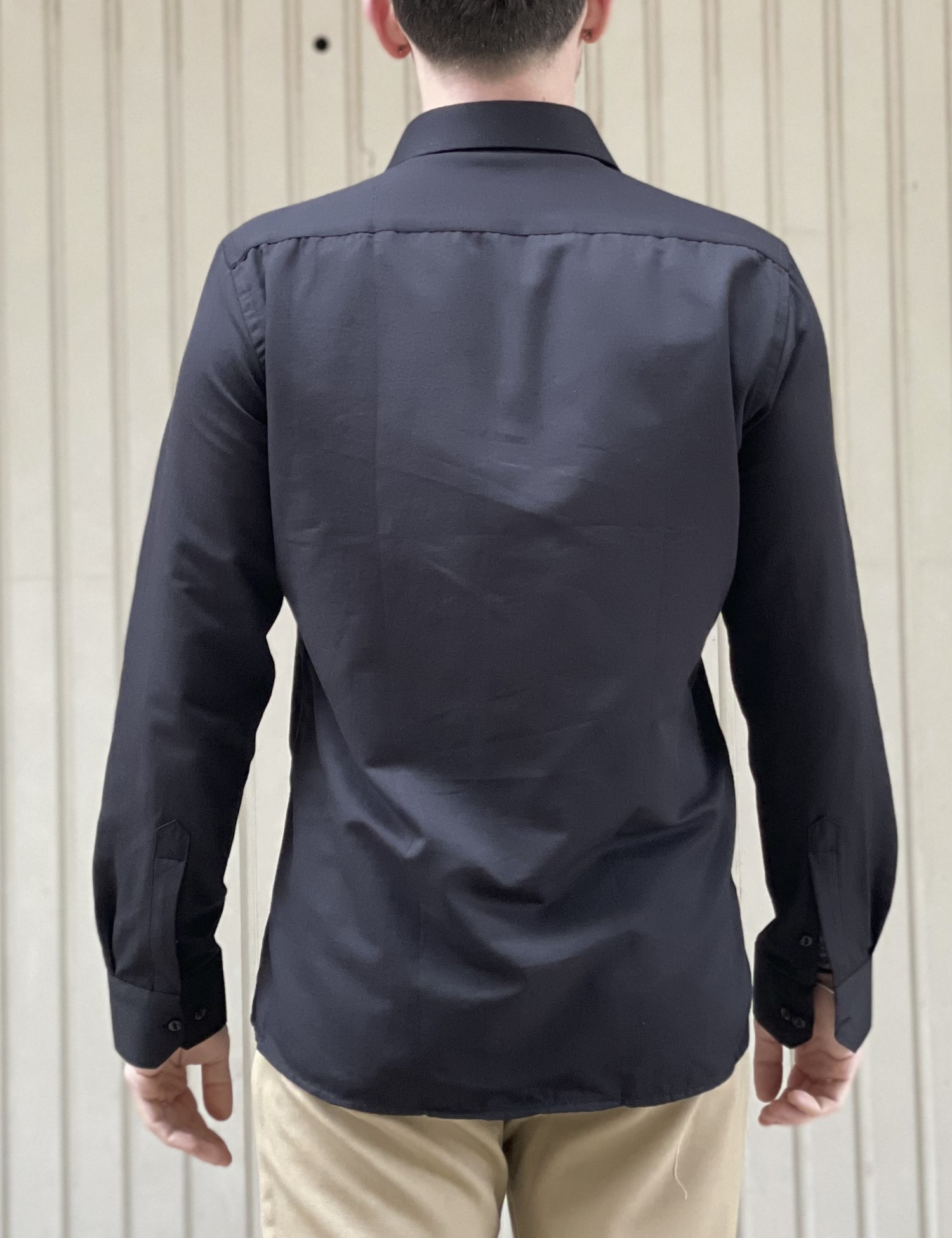 Ανδρικό μαύρο πουκάμισο Oxford Modern Fit 243015 φωτογραφία